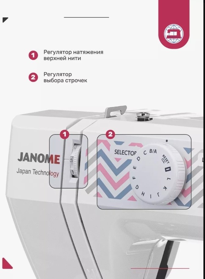 Швейная машина Janome XE-300 белый