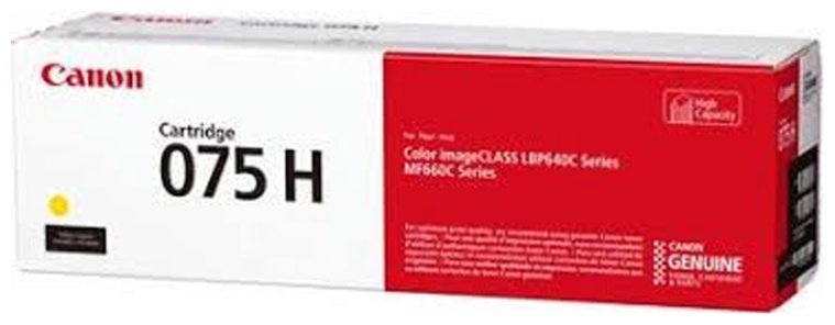 Картриджи Canon 075H 6366C002AA с чипом желтый (yellow)