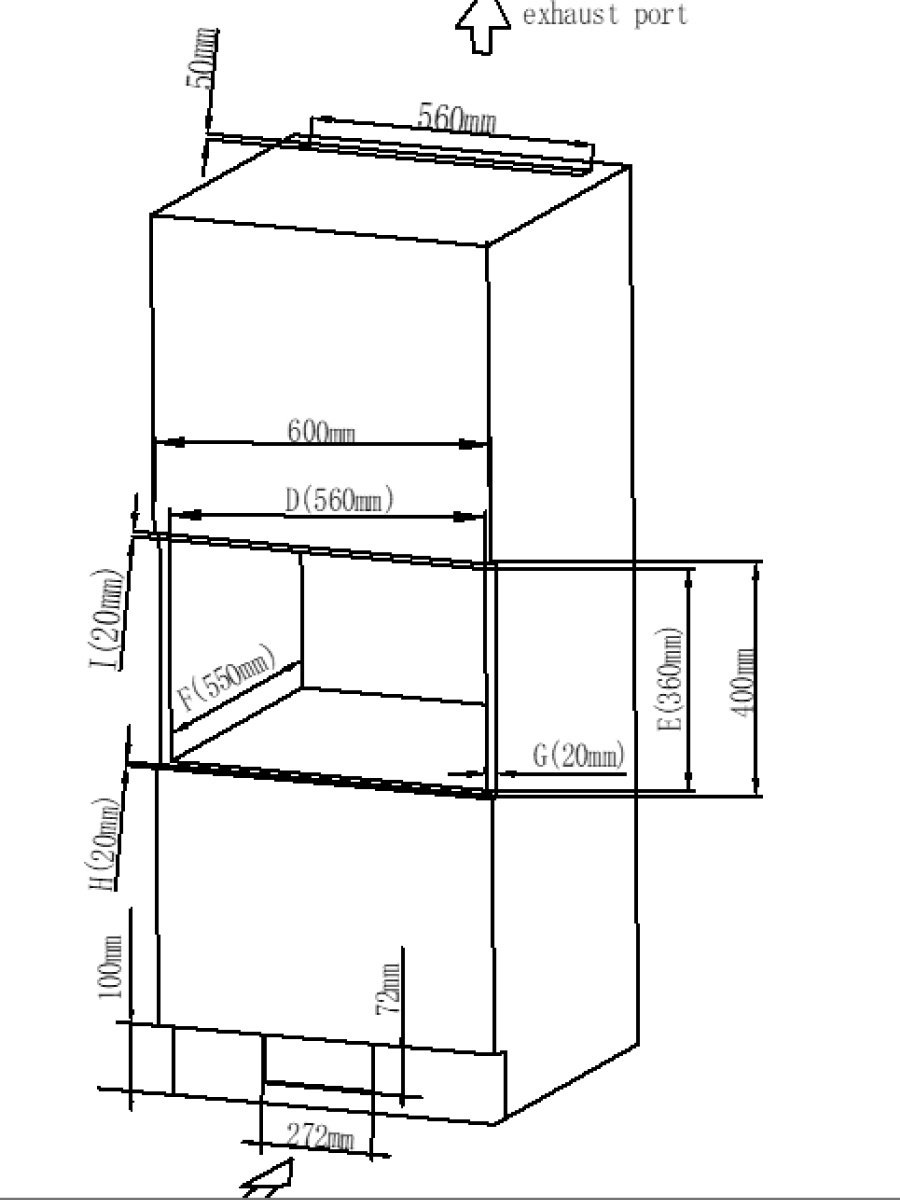 Микроволновая печь DAUSCHER DBM-3222BL черный