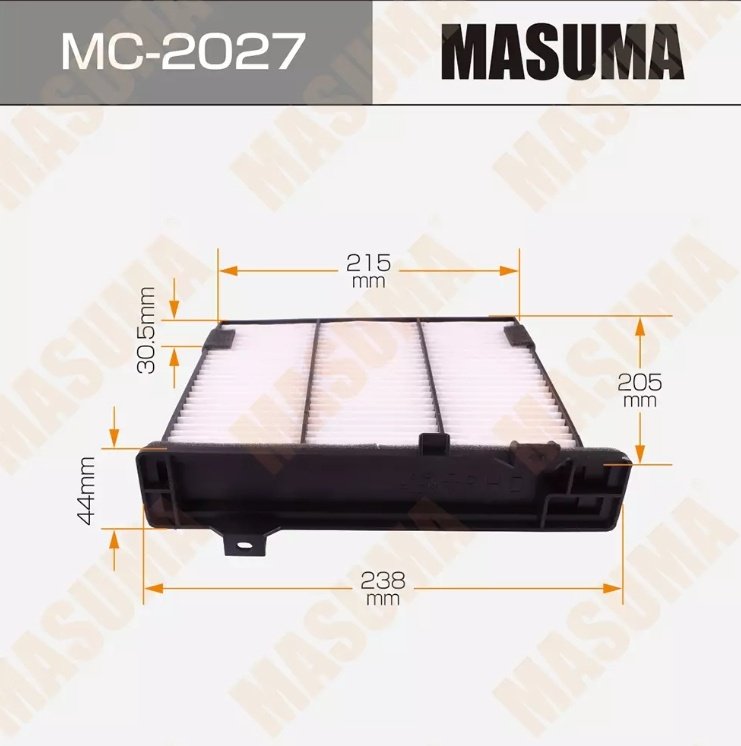 MASUMA салонный фильтр MC-2027 купить,9295