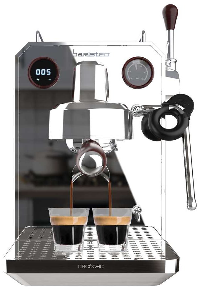 Кофеварка Cecotec Baristeo Intima черно-серебристый