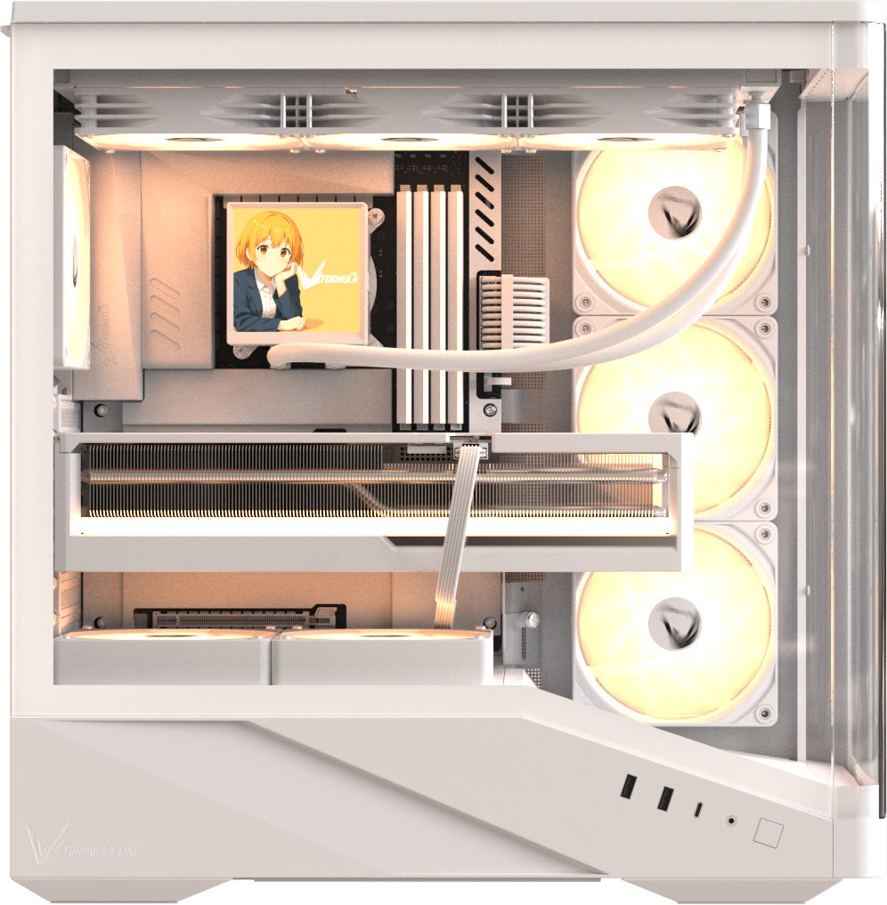 Корпус Formula V Crystal U9 PA белый купить,43687