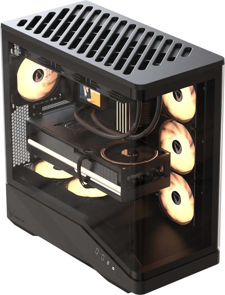 Корпус Formula V Crystal U9 PA черный купить,NaN