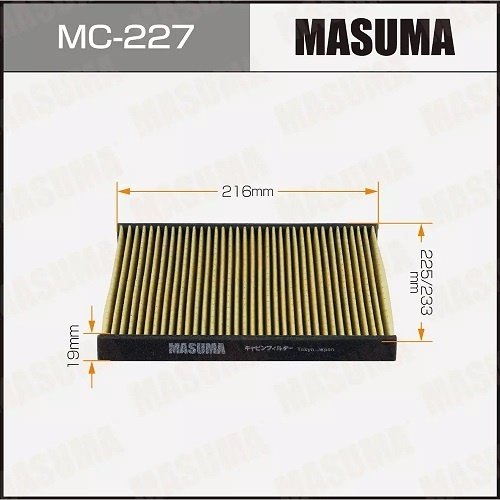 MASUMA салонный фильтр MC227 - ForteMarket MASUMA салонный фильтр MC227 купить,3395