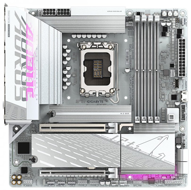 Материнская плата GIGABYTE B860M AORUS ELITE WIFI6E ICE купить,NaN