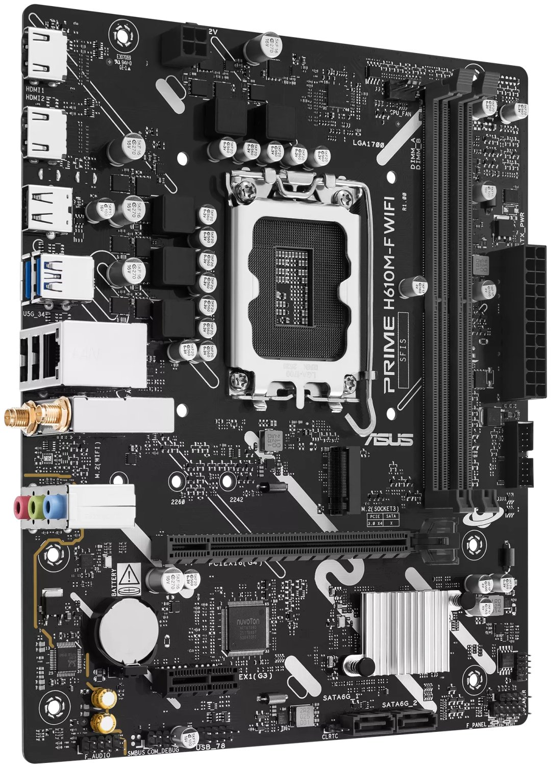 Материнская плата ASUS PRIME H610M-F WIFI купить,61676