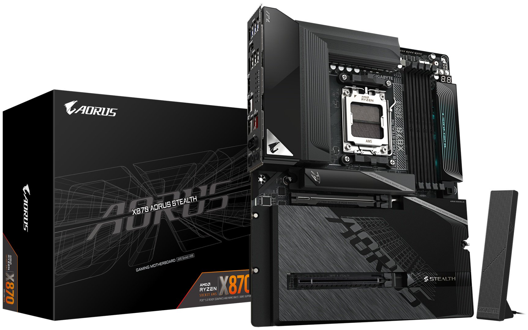 Материнская плата GIGABYTE X870 AORUS STEALTH купить,NaN
