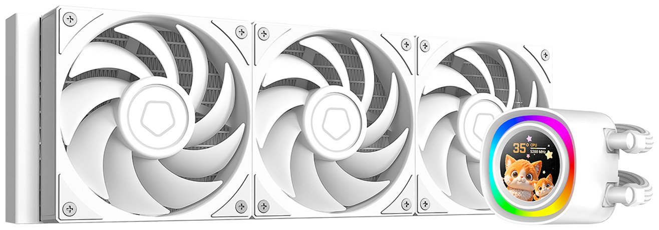 Система охлаждения ID-COOLING FX360 LCD PE белый - ForteMarket Система охлаждения ID-COOLING FX360 LCD PE белый купить,51045