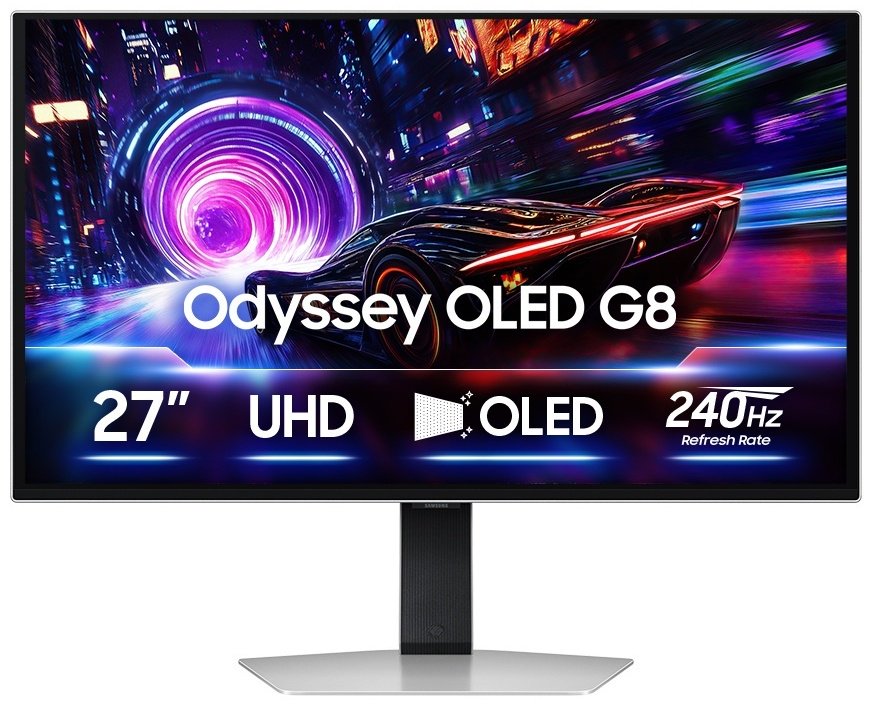 Монитор 27" Samsung LS27FG812SIXCI серебристый