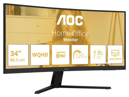 Монитор 34" AOC CU34B3E/01 черный - ForteMarket Монитор 34" AOC CU34B3E/01 черный купить,153795