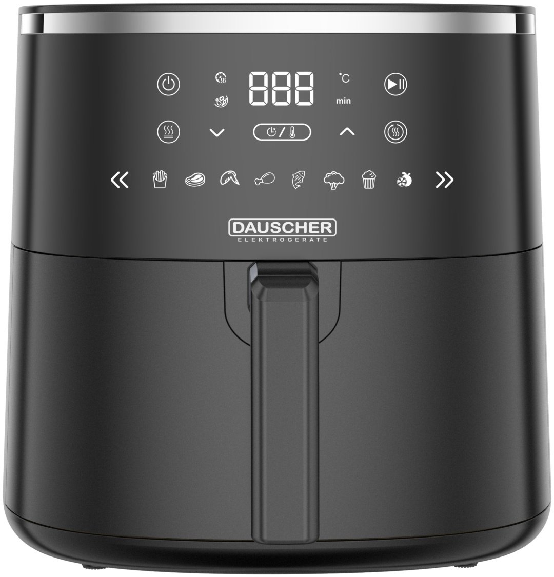 Аэрогриль DAUSCHER DFT-0003AGS 5.7 л черный купить,NaN