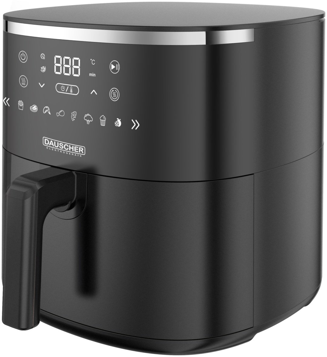 Аэрогриль DAUSCHER DFT-0003AGS 5.7 л черный купить,NaN