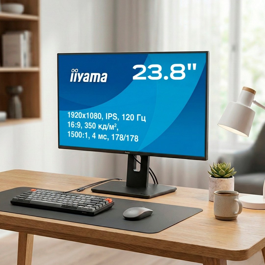 Монитор 23.8" Iiyama ProLite / XB2497HSU-B1 черный