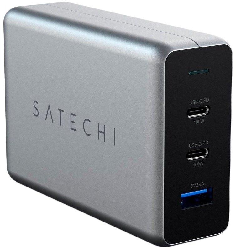 Зарядное устройство Satechi ST-TC100GM-EU 100W серебристый