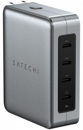 Зарядное устройство Satechi ST-W145GTM USB Type-C 145 Вт серый