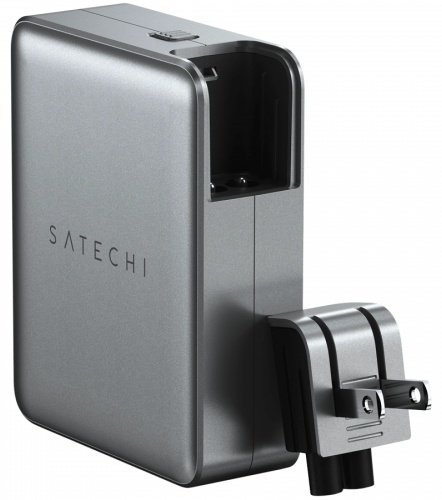Зарядное устройство Satechi ST-W145GTM USB Type-C 145 Вт серый