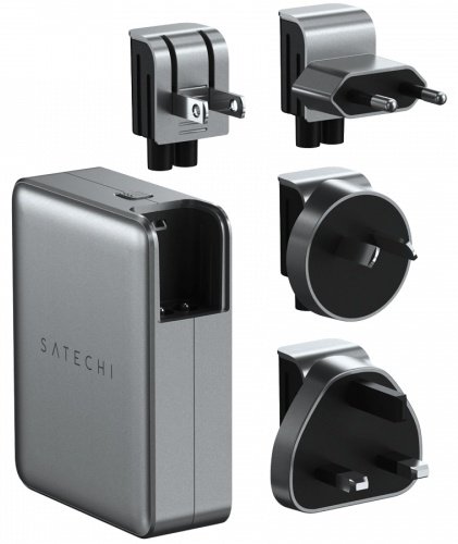 Зарядное устройство Satechi ST-W145GTM USB Type-C 145 Вт серый