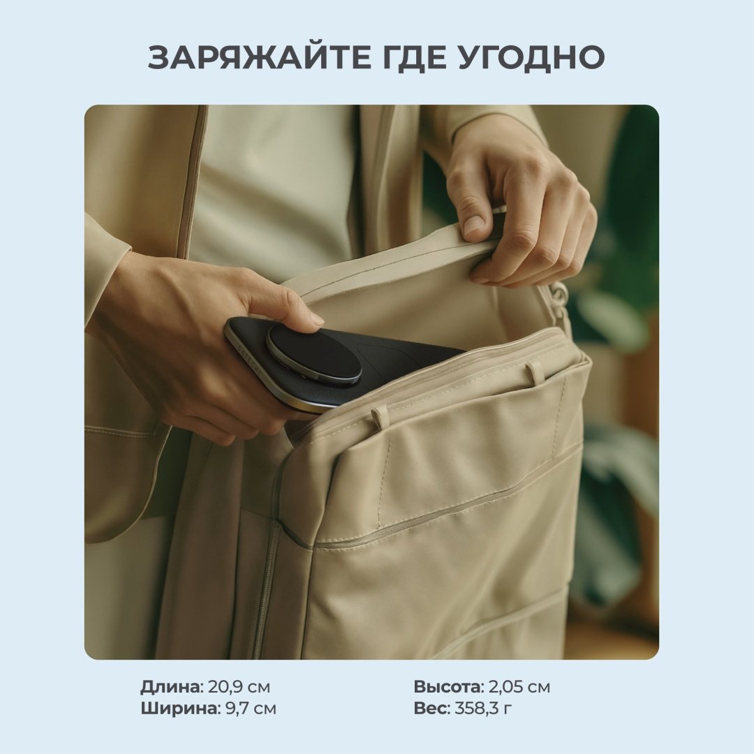 Зарядное устройство Satechi ST-QTPM-EA USB Type-C 15 Вт черный
