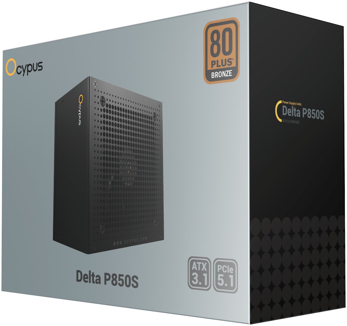 Блок питания Ocypus Delta-P850S-BDFBK025X-EU 850 Вт купить,37538