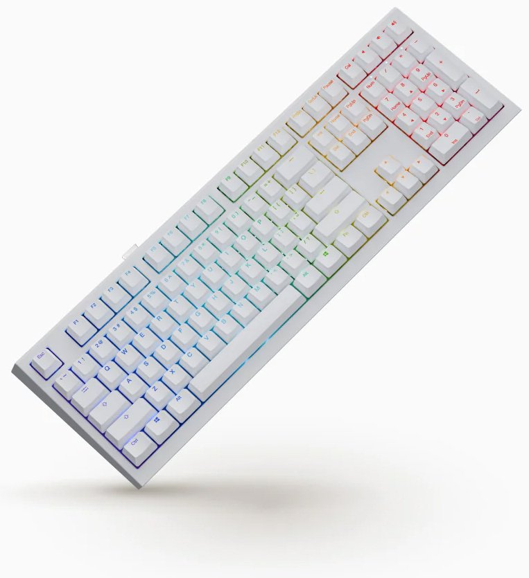 Клавиатура Ducky DKON2408AST3-DAUSPDOECL2WW1 белый - ForteMarket Клавиатура Ducky DKON2408AST3-DAUSPDOECL2WW1 белый купить,93971