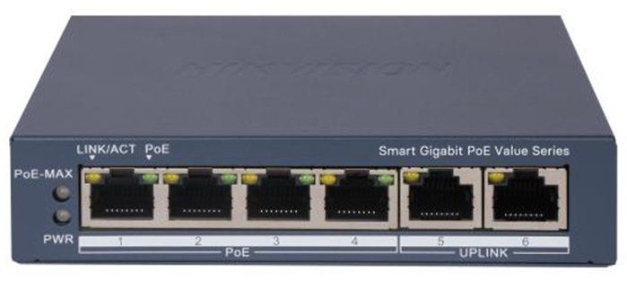 Коммутатор Hikvision DS-3E1506P-EI/M