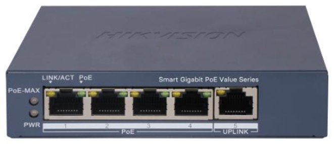Коммутатор Hikvision DS-3E1505P-EI/M