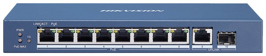 Коммутатор Hikvision DS-3E0510P-E(B)
