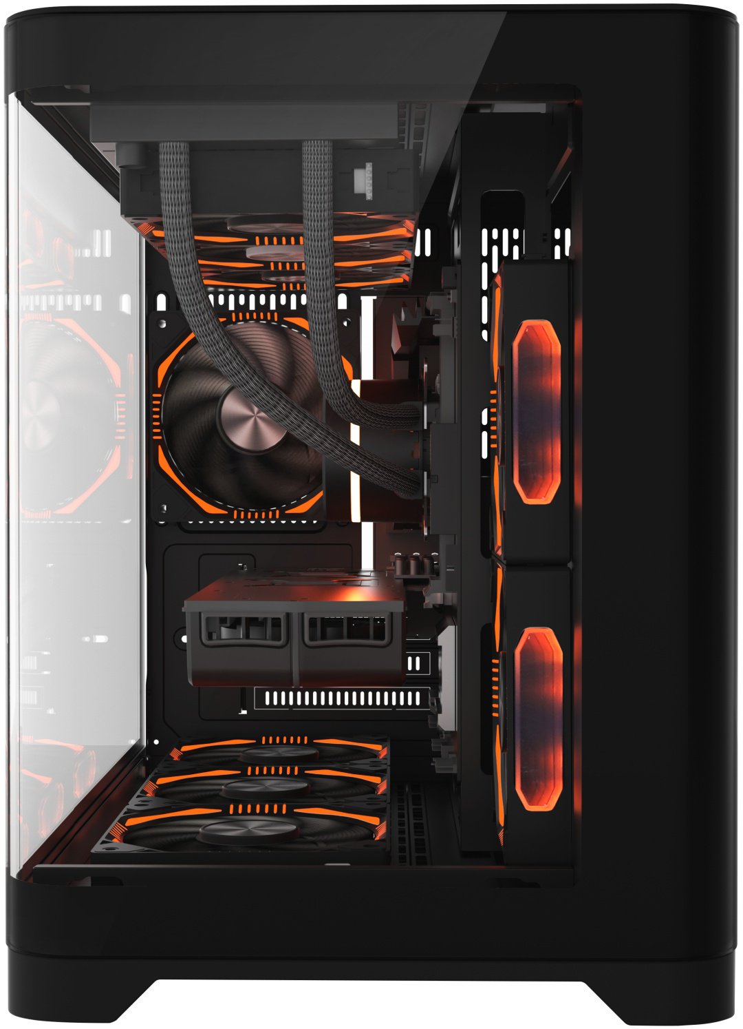 Корпус 1STPLAYER UV6 Black черный