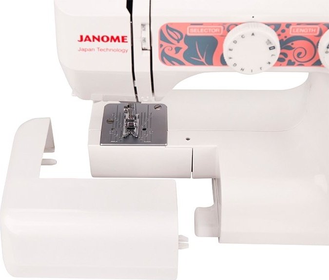 Швейная машина Janome Anna белый, розовый
