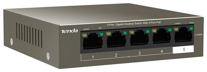 Tenda TEG1105P-4-63W серый купить,27785