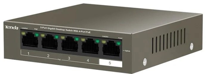Tenda TEG1105P-4-63W серый купить,27785
