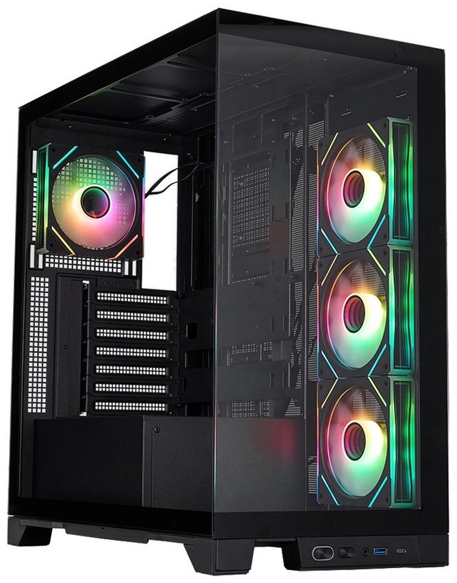 Корпус 1STPLAYER Mi8 (MI8-BK-3FC7R-1FC7) черный