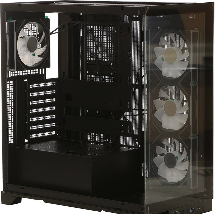 Корпус 1STPLAYER Mi8 (MI8-BK-3FC7R-1FC7) черный