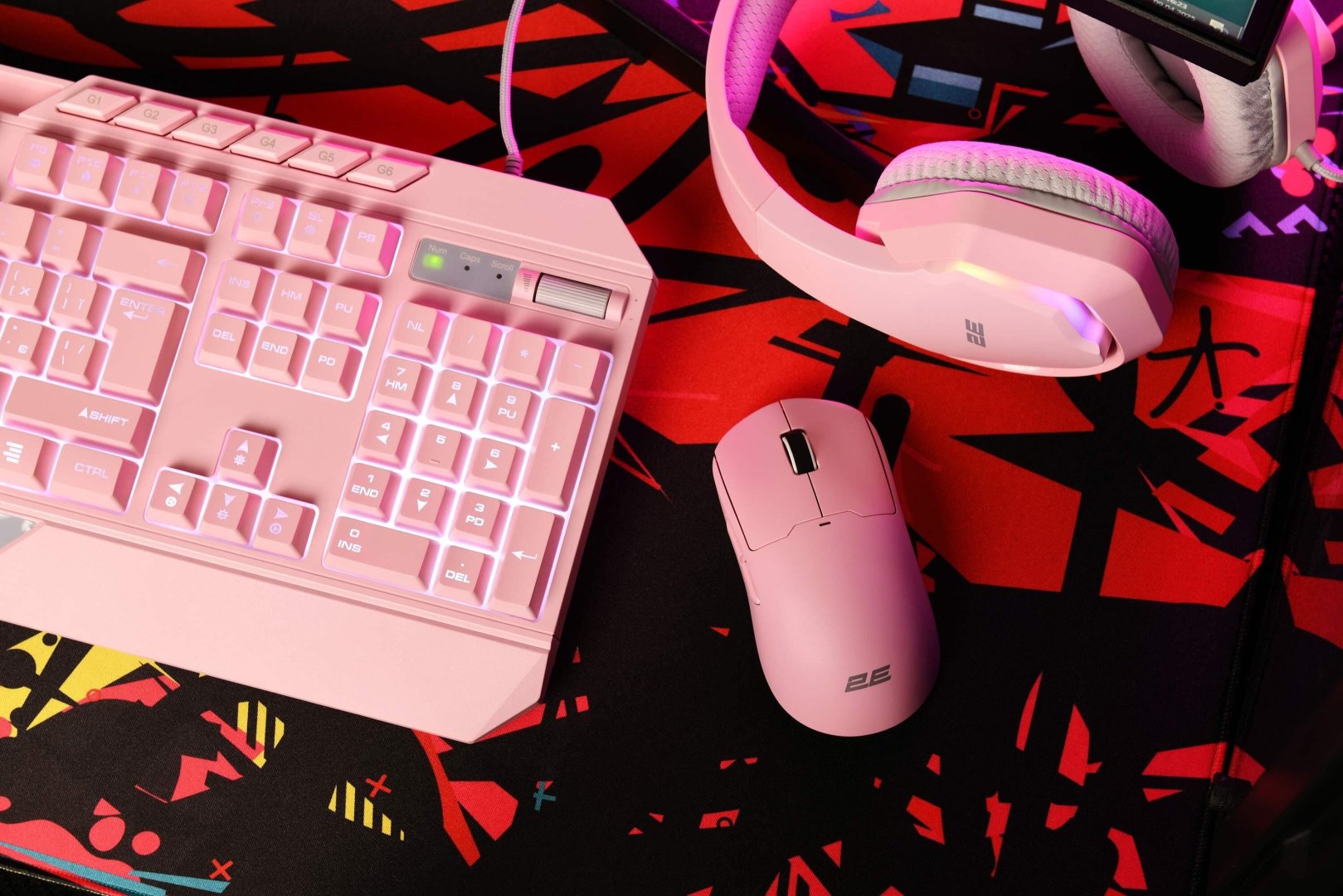 Мышь 2E GAMING MG355 WL розовый - ForteMarket Мышь 2E GAMING MG355 WL розовый купить,17313