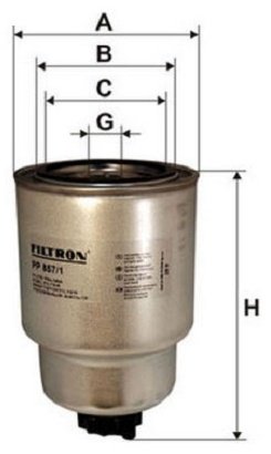 FILTRON топливный фильтр PP857/1 купить,18000