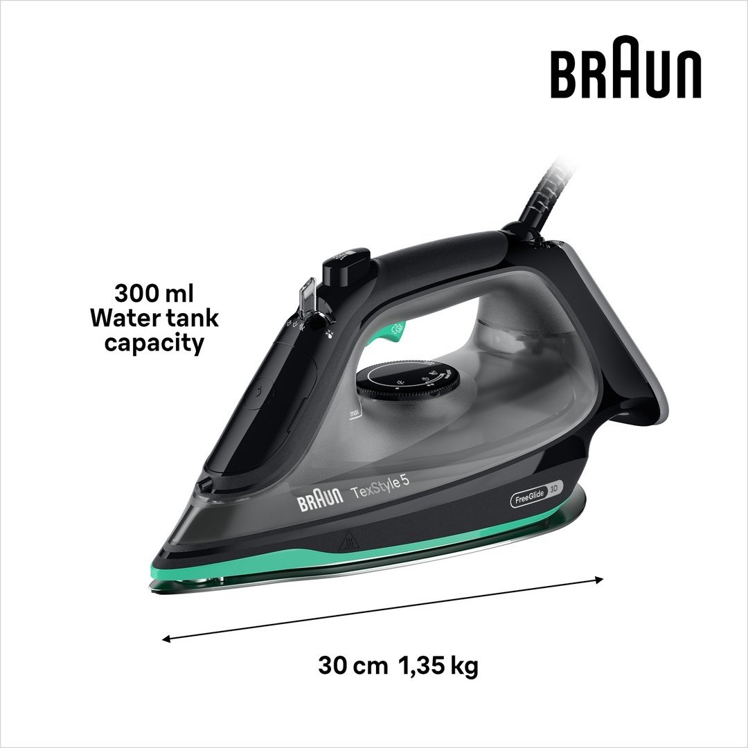 Утюг Braun SI5277GR черный, зеленый купить,NaN