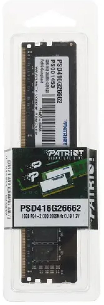 Оперативная память Patriot PSD416G26662 16 Гб купить,NaN