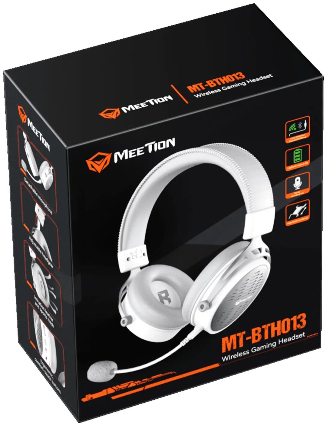 Наушники MeeTion MT-BTH013 серебристый купить,NaN