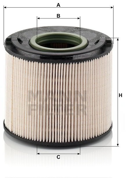 MANN-FILTER топливный фильтр PU 1033 X купить,29000