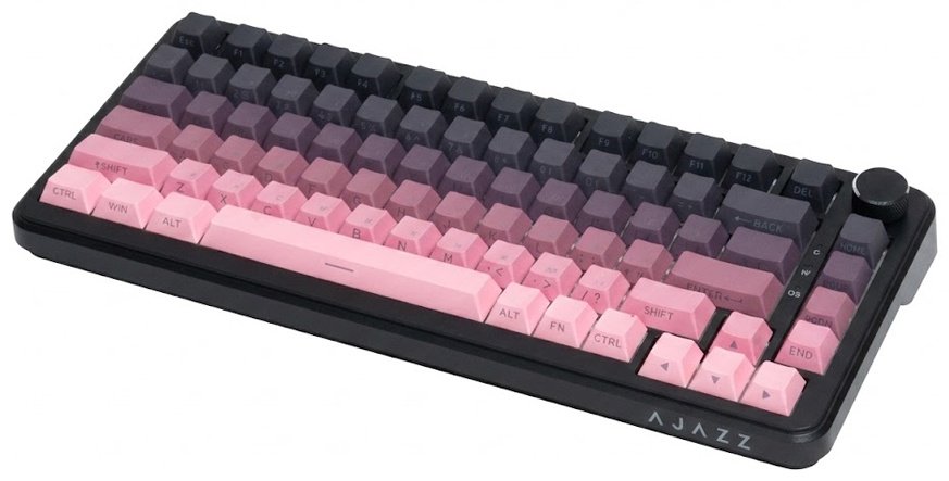 Клавиатура Ajazz AK820/MAX/Magnetic/Pink розовый