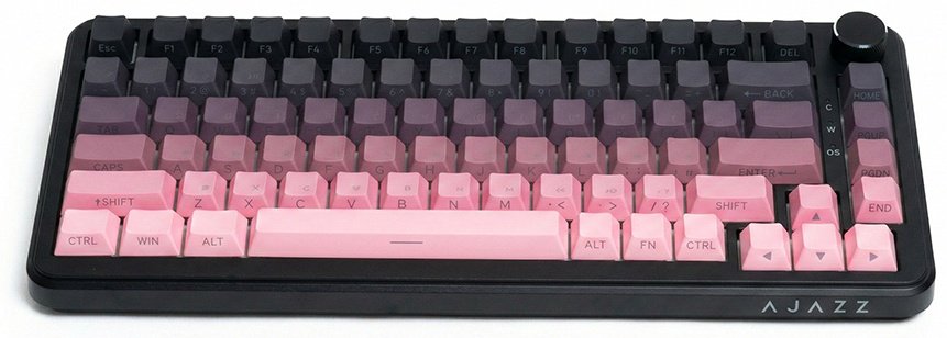 Клавиатура Ajazz AK820/MAX/Magnetic/Pink розовый