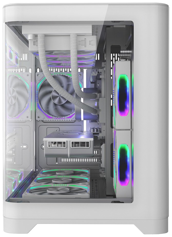 Корпус 1STPLAYER UV6 White белый