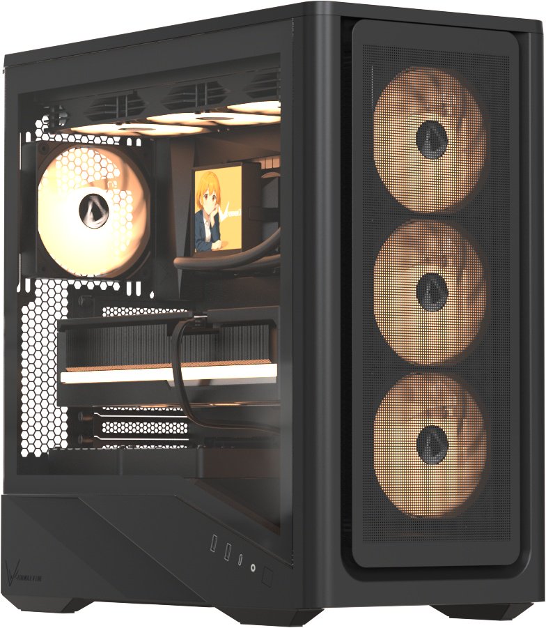 Корпус Formula V Air Power G9 DUO PA черный