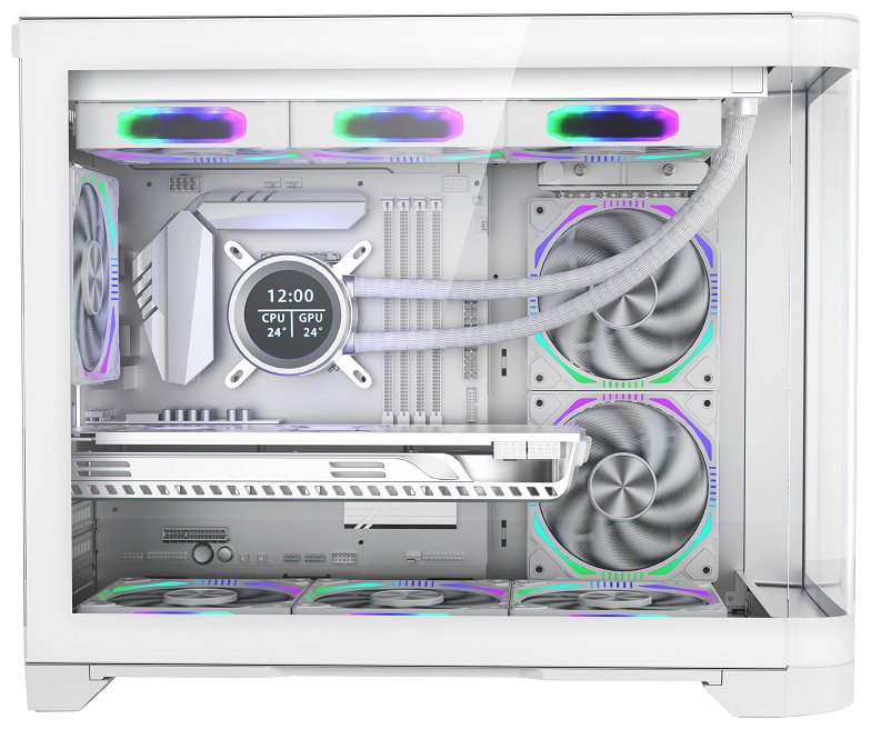 Корпус 1STPLAYER UV6 White белый