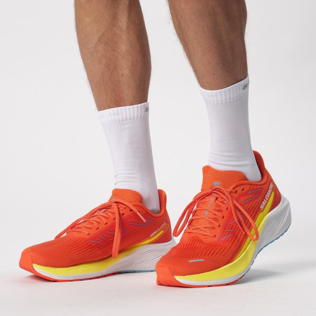 Кроссовки Salomon Aero Blaze 2 оранжевый купить,74900