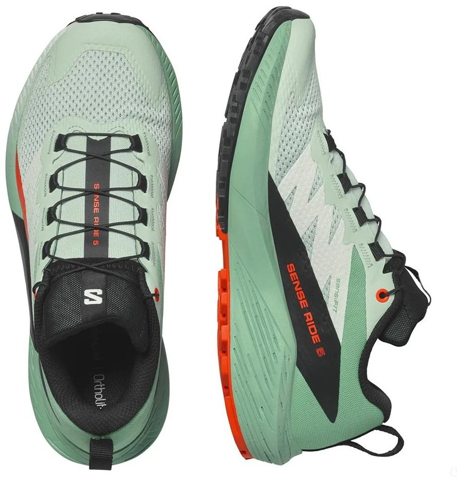 Кроссовки Salomon Sense ride 5 зеленый
