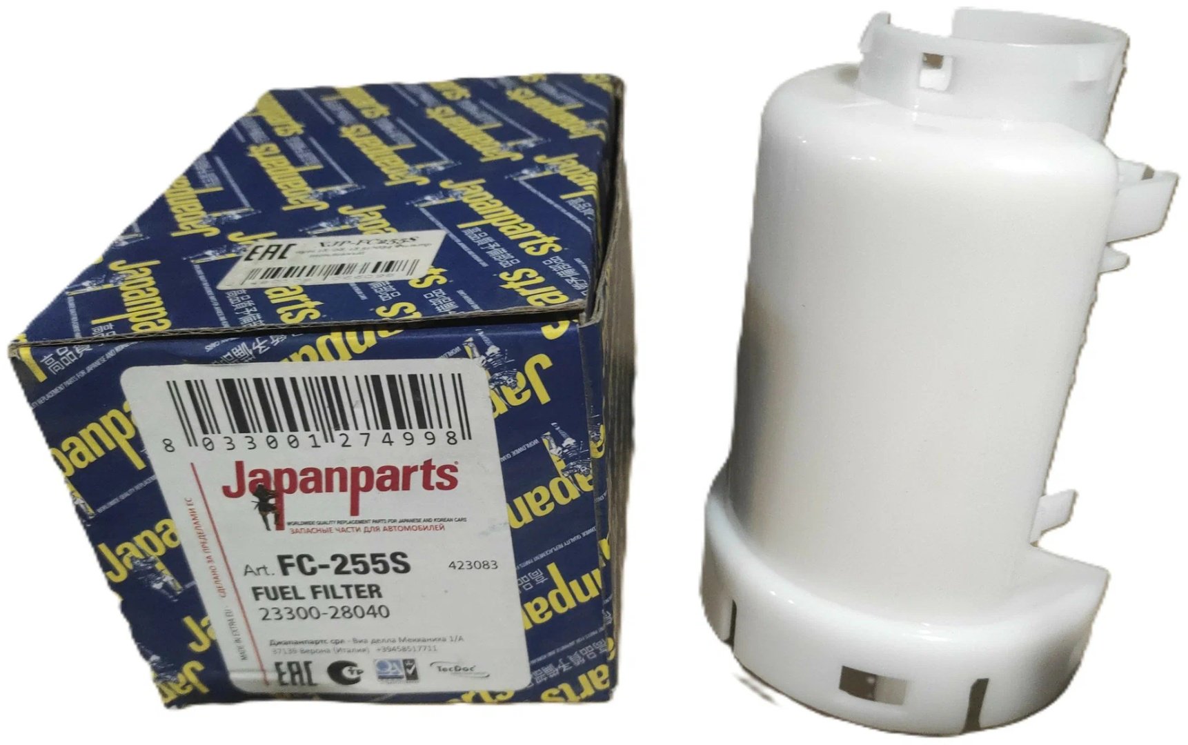 Japanparts топливный фильтр FC255S купить,4384