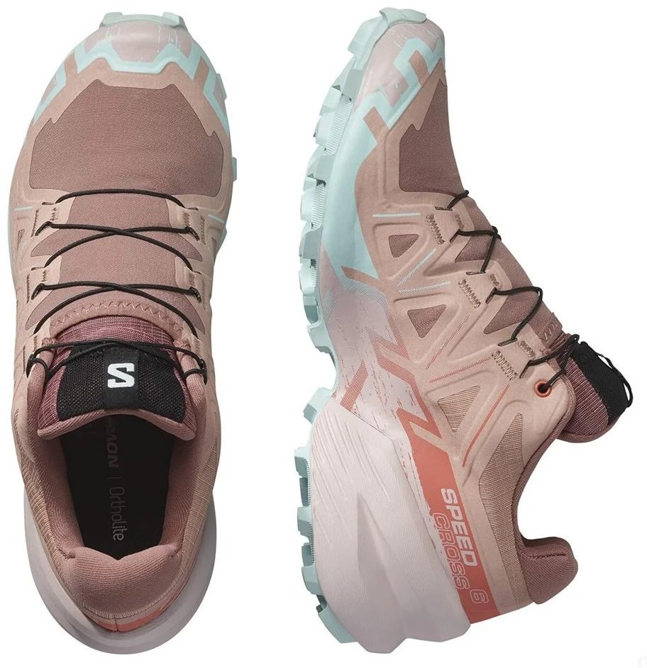Кроссовки Salomon Speedcross 6 коралловый, розовый
