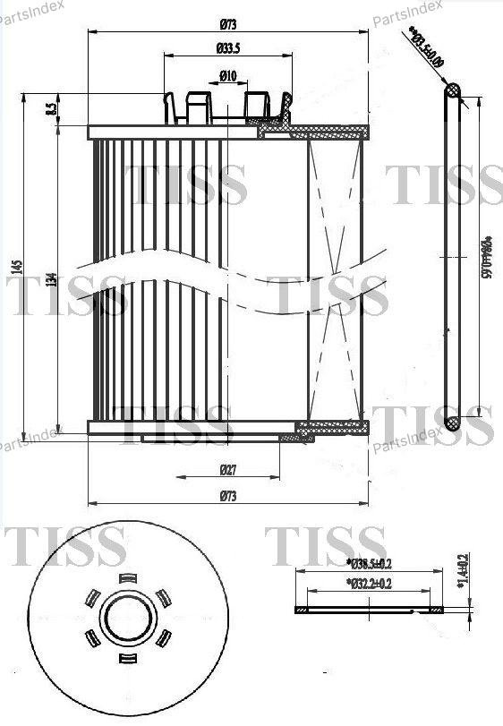 JD Фильтр Масляный Двигателя JFM0028 купить,1863