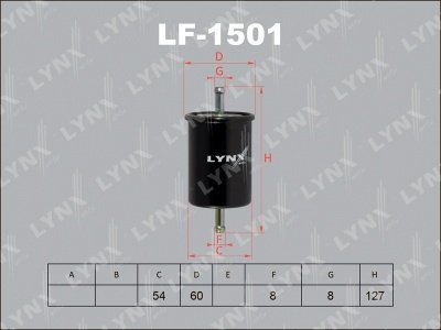LYNXauto топливный фильтр LF-1501 купить,3842